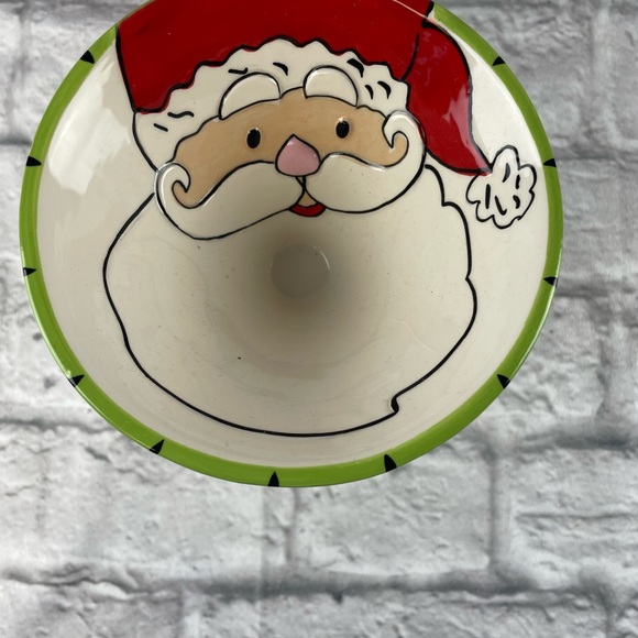 SCM Designs Santa Martini Glass Christmas Bar Glass Earthenware - Picture 2 of 5